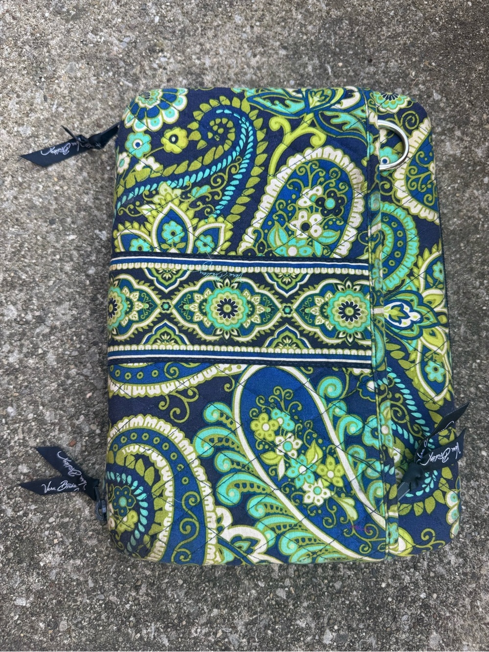Vera Bradley Bali Blue Mini Laptop Hard Case Tablet iPad Sleeve Portfolio